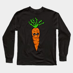 CUTE Carrot Art Cool Vegetables Long Sleeve T-Shirt